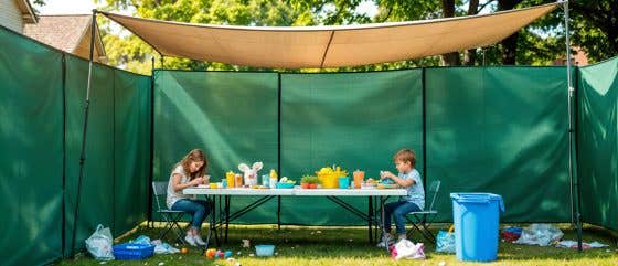 Easter Craft Stations: Setting Up Mess-Free DIY Areas with Tarps