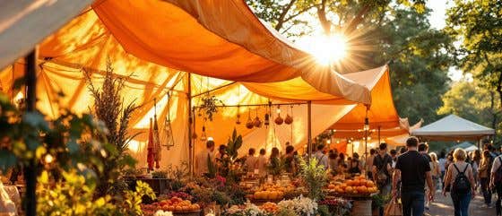 Spring Events & Farmers’ Markets: How Tarps Help Vendors & Organizers