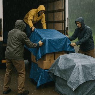 This Loading Bay Tarp Trick Stops 90% of August Weather Problems